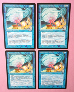 Magic the Gathering MTG Alliances PHANTASMAL SPHERE X 4 NM 1996 NICE!! - Image 3