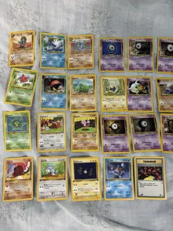 Unplayed Pristine Mint Pokemon Neo Discovery Card Lot With First Edition Card - Image 1