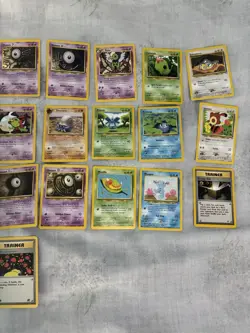 Unplayed Pristine Mint Pokemon Neo Discovery Card Lot With First Edition Card - Image 3