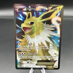 2017 Pokemon TCG XY Generations Jolteon EX Full Art 28a/83 Ultra Rare Holo NM - Image 1