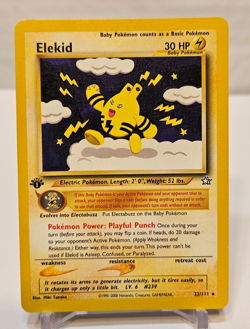 Elekid 22/111 Rare 1st Edition Neo Genesis Pokemon 1756 - Image 1