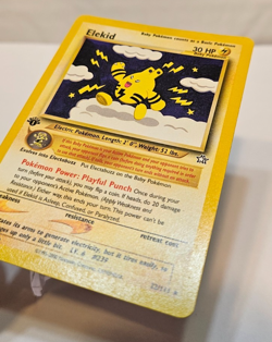 Elekid 22/111 Rare 1st Edition Neo Genesis Pokemon 1756 - Image 2