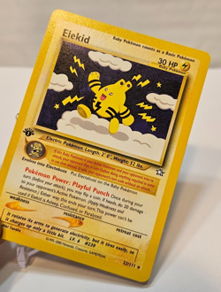 Elekid 22/111 Rare 1st Edition Neo Genesis Pokemon 1756 - Image 4