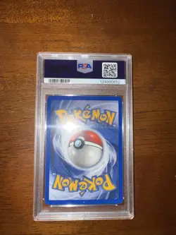 1999 Pokemon TCG Pikachu Base Set Yellow Cheeks PSA 7 NM - Image 2
