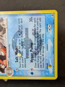 Kingler 26/112 - ex FireRed Leafgreen Reverse Holo Rare Pokemon TCG MP - Image 5
