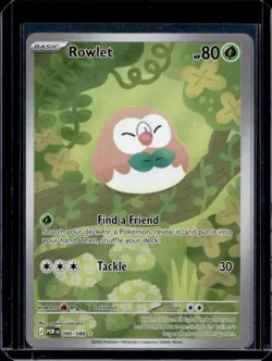 2026 Pokemon Perfect Order Rowlet Illustration Rare #090/088 - Image 1