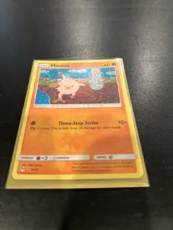 Pokemon TCG McDonald's Promo Holo Mankey Card 8/12 - Image 1