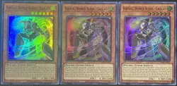 Virtual World Roshi - Laolao PHRA-EN011 Phantom Rage 1st Ed (x3) - Yugioh Card - Image 1