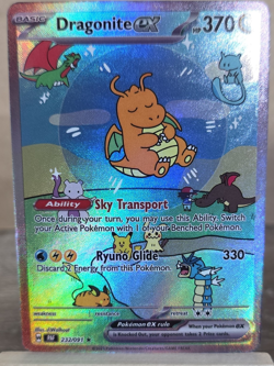 Dragonite ex Paldean Fates FAN ART NON-TCG - Image 1