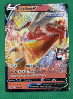Pokemon TCG Blaziken V 020/198 Prize Pack Play! Pokemon Promo 🔥 - Image 2