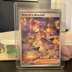 Pokemon Acerola's Mischief Special Illustration Rare Full Art Holo Trainer 183/… - Image 1
