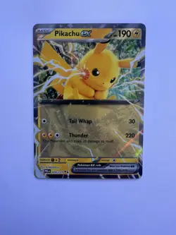 Pikachu ex 028/131 Prismatic Evolutions Ultra Rare NM Pokemon TCG - Image 1