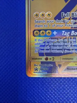 Pokemon TCG Black Star Promo Pikachu Zekrom Tag Team Gold GX SM248 Card - Image 2