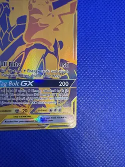 Pokemon TCG Black Star Promo Pikachu Zekrom Tag Team Gold GX SM248 Card - Image 3