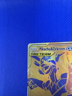 Pokemon TCG Black Star Promo Pikachu Zekrom Tag Team Gold GX SM248 Card - Image 5
