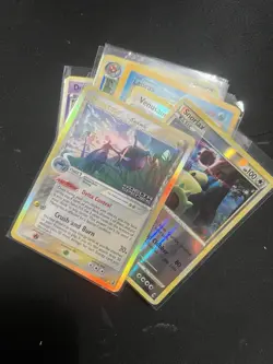 Stack Of Holo Pokemon Card Collection Lot Vintage Wotc Full Arts Rares More - Image 1