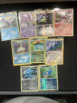 Stack Of Holo Pokemon Card Collection Lot Vintage Wotc Full Arts Rares More - Image 2