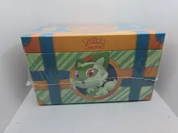 Pokemon Paldea Adventure Chest TCG Factory Sealed Box Pikachu Promo - Image 2