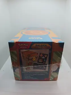Pokemon Paldea Adventure Chest TCG Factory Sealed Box Pikachu Promo - Image 3