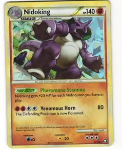 Nidoking Cracked Ice Holo Pokemon TCG Deck Exclusives 6/102 LP - Image 1