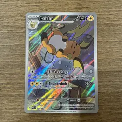 Pokemon TCG Raichu Paldea Evolved 211/193 Illustration Rare LP - Image 1
