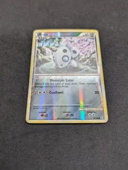 Pokemon TCG Aron 56/102 HGSS Triumphant Reverse Holo VLP - Image 3
