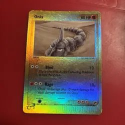 The Pokemon Company Onix 71/100 EX Sandstorm Reverse Holo 2003 LP- - Image 1