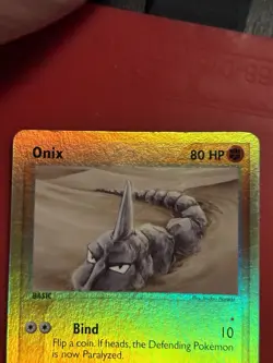 The Pokemon Company Onix 71/100 EX Sandstorm Reverse Holo 2003 LP- - Image 2