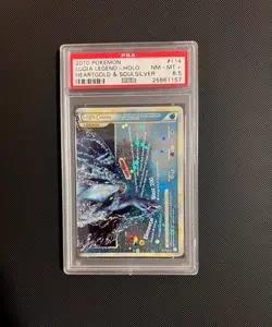 Pokemon Lugia Legend 144/123 HGSS Holo Rare Bottom Half Card PSA 8.5 NM-MT - Image 1