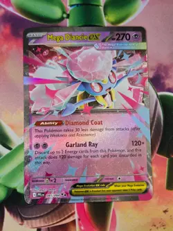 Mega Diancie ex 041/094 Double Rare Phantasmal Flames Pokemon Near Mint - Image 1