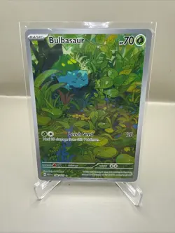 Bulbasaur 166/165 Illustration Rare - Pokemon SV: Scarlet & Violet 151 NM Holo - Image 1