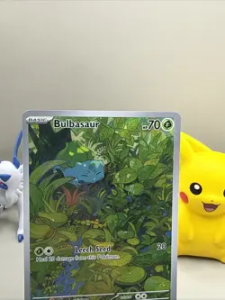 Bulbasaur 166/165 Illustration Rare - Pokemon SV: Scarlet & Violet 151 NM Holo - Image 5