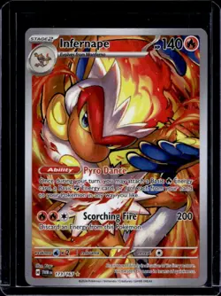 2024 Pokemon Twilight Masquerade Infernape #173/167 - Image 1
