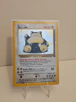 Pokemon TCG Snorlax Jungle 11/64 Unlimited Holo HP Rare - Image 1