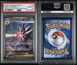 2026 POKEMON PERFECT ORDER SPECIAL ILLUSTRATION RARE #118 MEGA STARMIE EX PSA 10 - Image 3