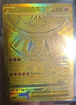 Pokemon TCG - Perfect Order Mega Zygarde EX GOLD HYPER RARE 124/088 - Image 2