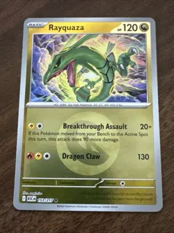 Pokemon Rayquaza Energy Symbol Pattern 153/217 Me: Ascended Heroes Reverse Holo - Image 1