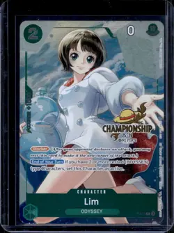 2025 One Piece Championship Event Pack Finalist Lim #P-079 - Image 1