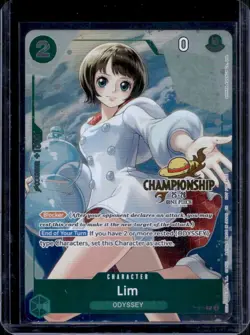 2025 One Piece Championship Event Pack Finalist Lim #P-079 - Image 1