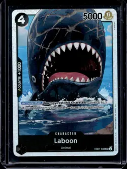 2024 One Piece Memorial Laboon Super Rare #EB01-048 - Image 1