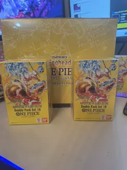 2 SEALED One Piece OP15-EB04] DP-10 Adventure on Kami Island Double Pack Set 10 - Image 1