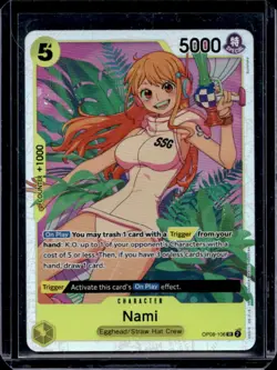 2024 One Piece Two Legends Nami Super Rare #OP08-106 - Image 1