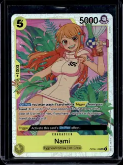 2024 One Piece Two Legends Nami Super Rare #OP08-106 - Image 1