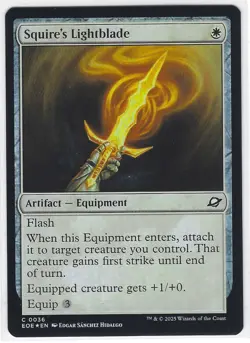 Squire's Lightblade | FOIL | MTG | 0036 | Common | EOE | NM Cond - Image 1