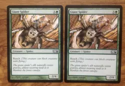 MTG 2 x Giant Spider 185/249. Free Postage - Image 1