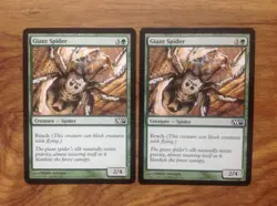 MTG 2 x Giant Spider 185/249. Free Postage - Image 3