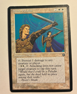 MTG Homelands Serra Paladin LP Common - Image 1