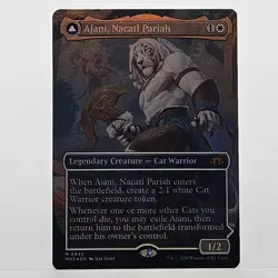 Ajani, Nacatl Pariah (Borderless) FOIL 442 MTG Modern Horizons 3 (MH3) Mythic NM - Image 1