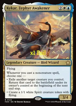 MTG Foil Foundations FDN Kykar, Zephyr Awakener MINT - Image 1
