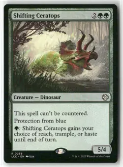 Shifting Ceratops Commander Lost Caverns Of Ixalan MTG NM - Image 1